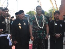 Dandim Madiun Turut Menyambut Kunker Panglima TNI di Gedung Graha Krida